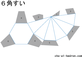 ６角すいの組立図